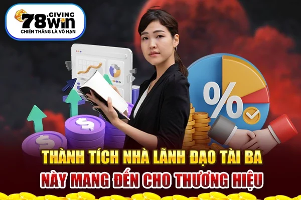 Thành tích nhà lãnh đạo tài ba này mang đến cho thương hiệu Thành tích nhà lãnh đạo tài ba này mang đến cho thương hiệu